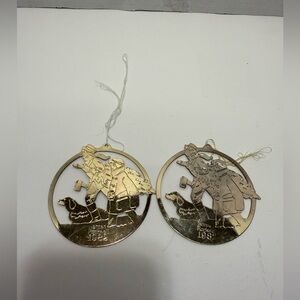 Set of 2 Vintage Mcdonald’s Norman Rockwell 1982